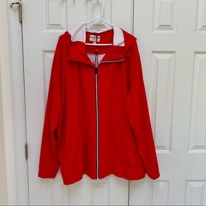 Hunter for Target Red Rain Jacket with Carrier Bag